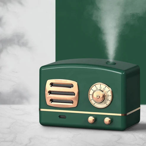 Retro Vintage Humidifier - ABS Desktop Air Moisturizer for Home & Office
