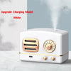 Retro Vintage Humidifier - ABS Desktop Air Moisturizer for Home & Office