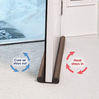 Twin Draft Guard Door Draft Stopper - Original Under Door Insulator